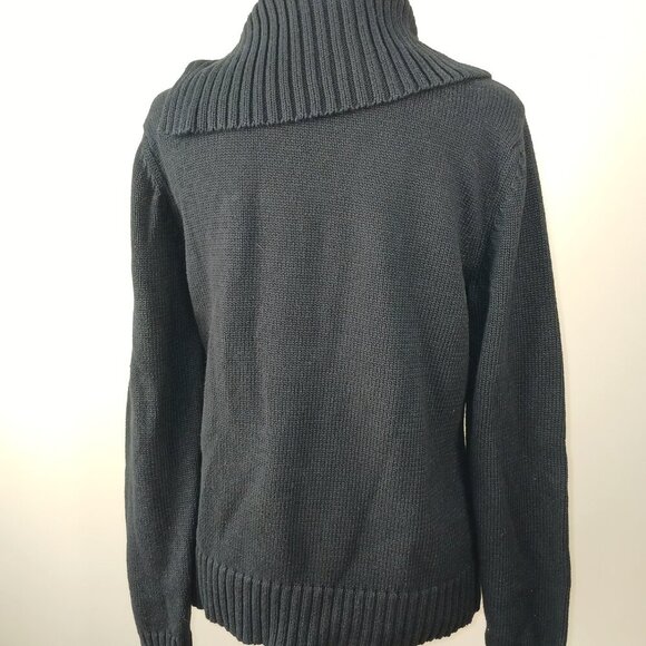 LAUREN RALPH LAUREN KNIT TURTLE NECK SWEATER, SIZE LARGE - Picture 4 of 8